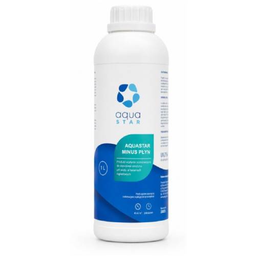 Aquastar Minus 1 L płyn do obniżania pH wody basenowej